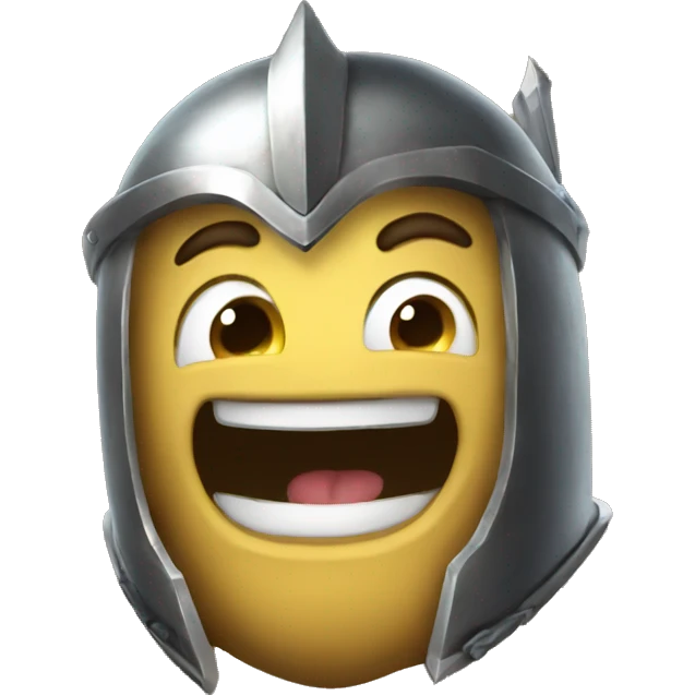 fantasy knight laughting lol emoji