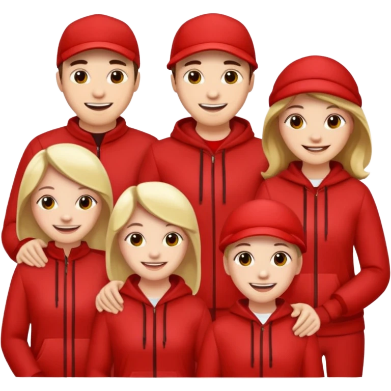 Gang shit red colored emoji