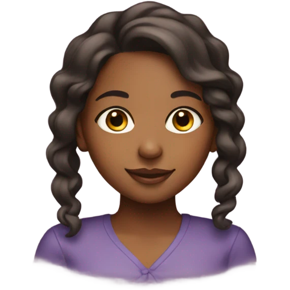 Brown girl Congratulations  emoji