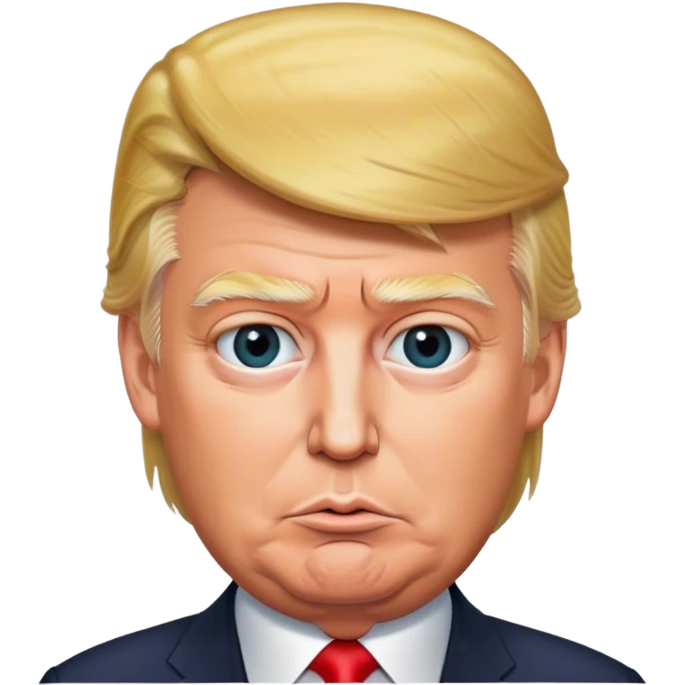 The photorealistic Donald Trump emoji