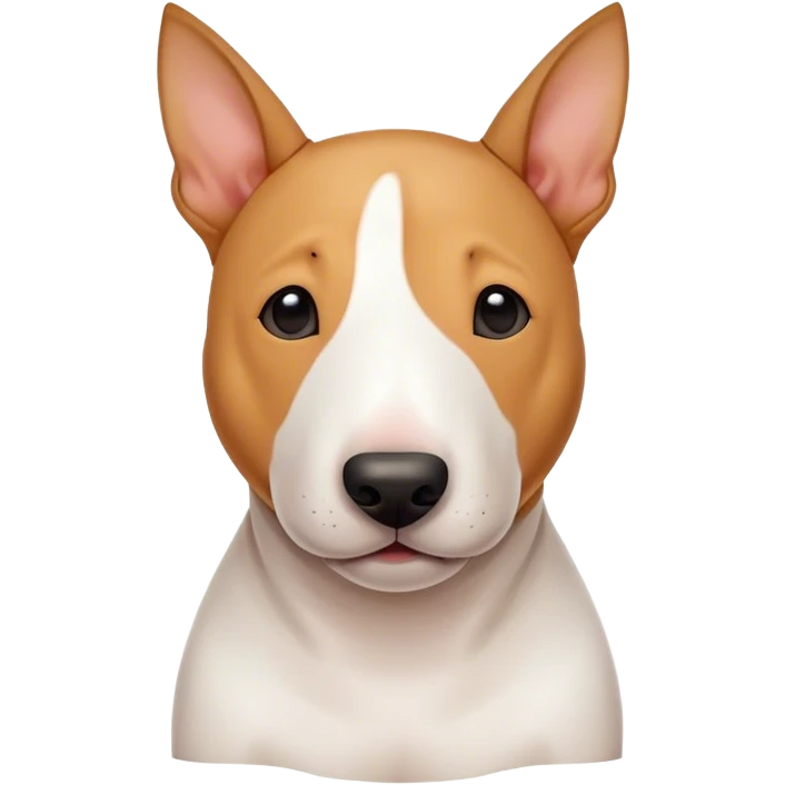 Tan bull terrier emoji