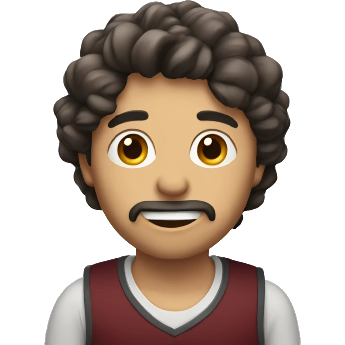 Corazón burdeos emoji