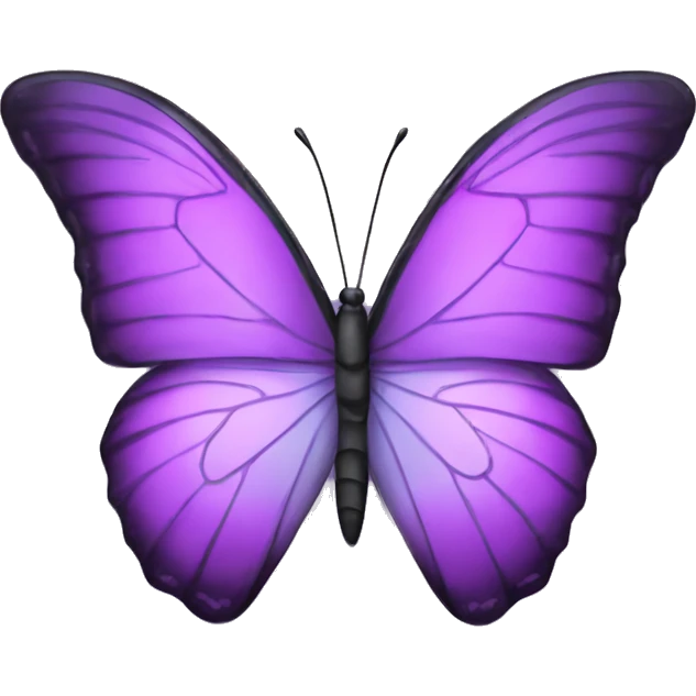 Purple butterfly  emoji