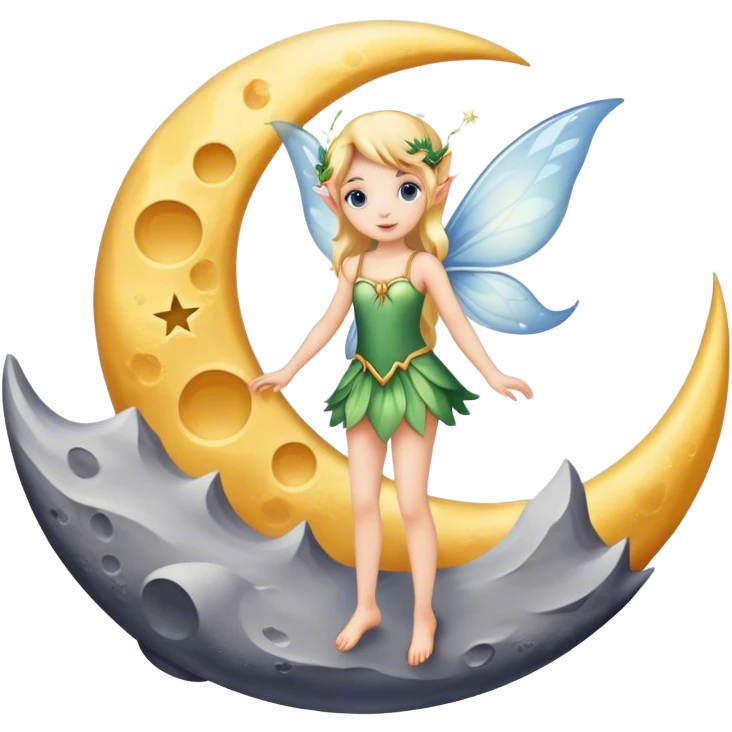 Fairy Moon emoji