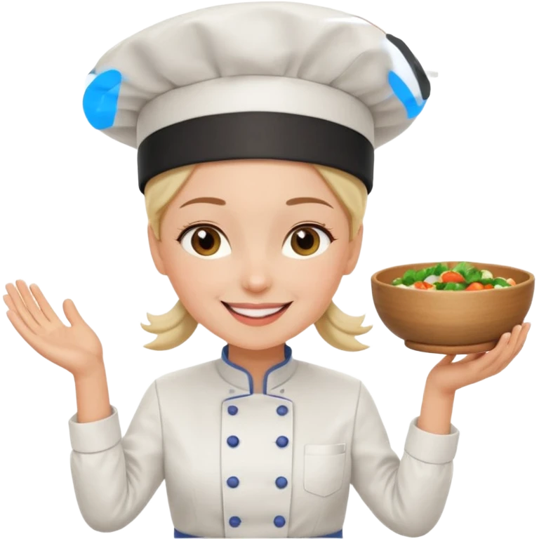   womanChef Holding Bowl emoji