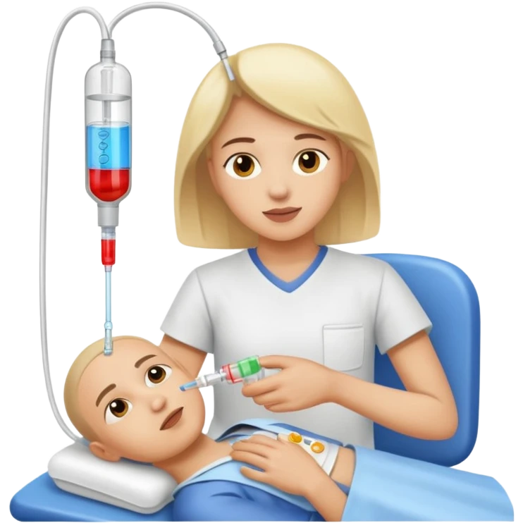 colocación de vitamina intravenosa emoji