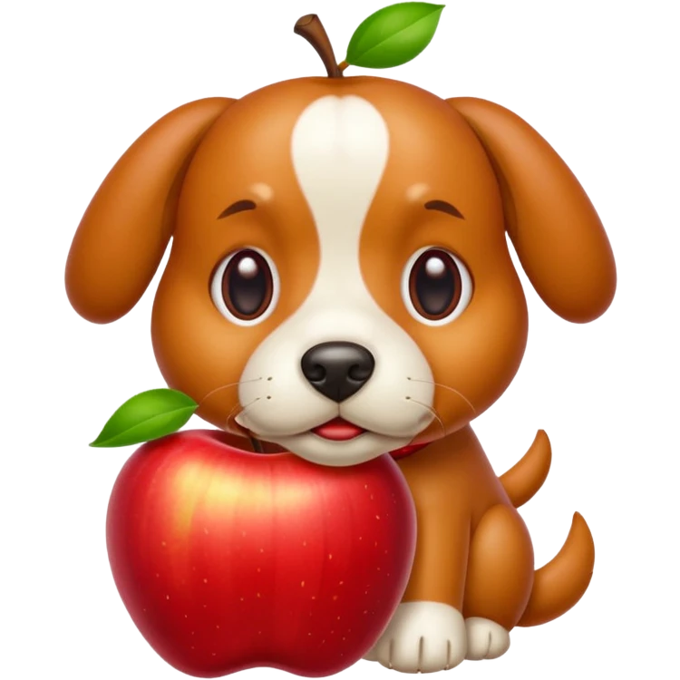 Apple dog  emoji