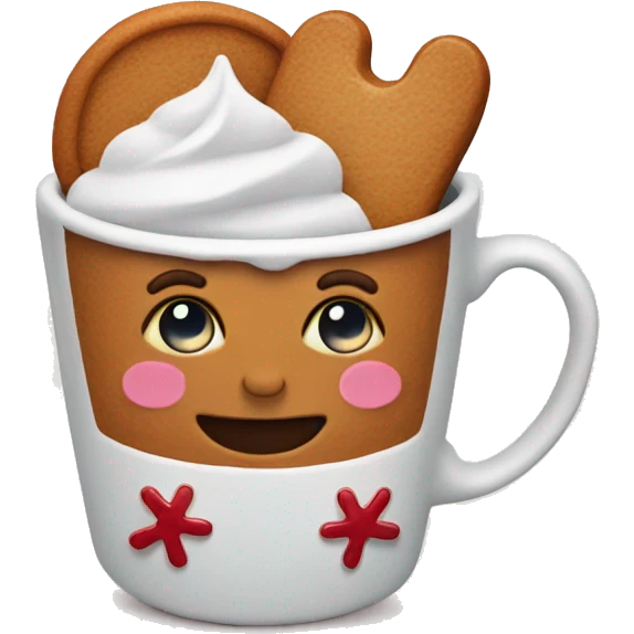 Gingerbread in Cup emoji