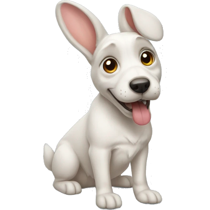 Rabbit dog emoji