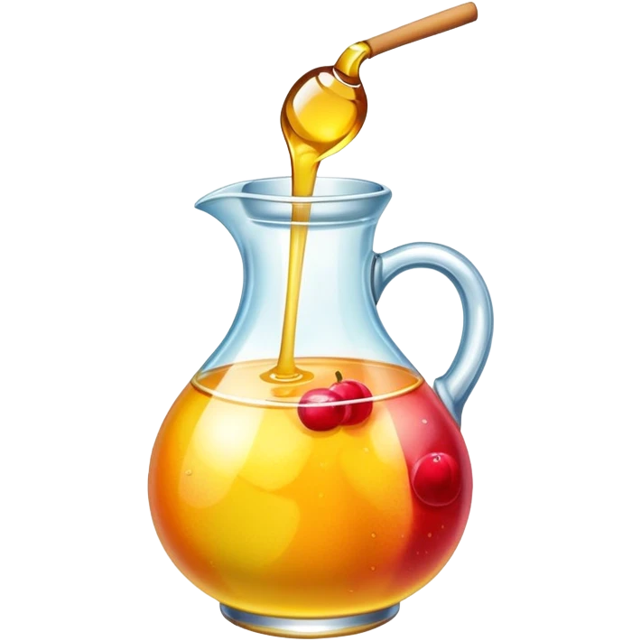 Syrup on fruit emoji
