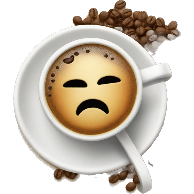coffee with kisss emoji
