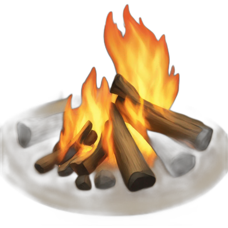 Camp fire emoji