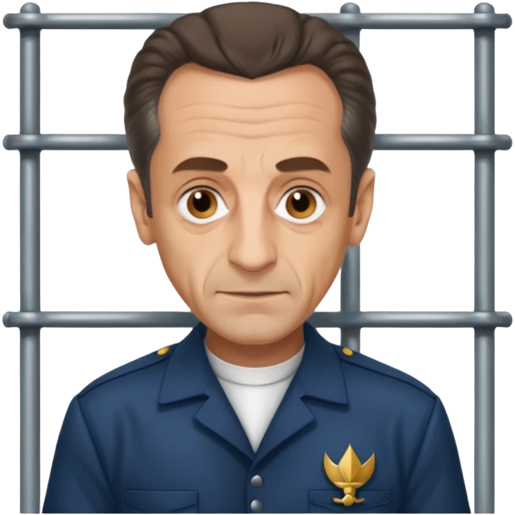 Nicolas sarkozy en prison  emoji