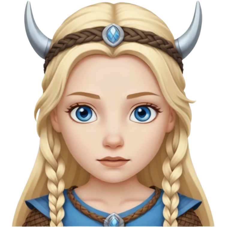 Viking female slave with blue eyes  emoji