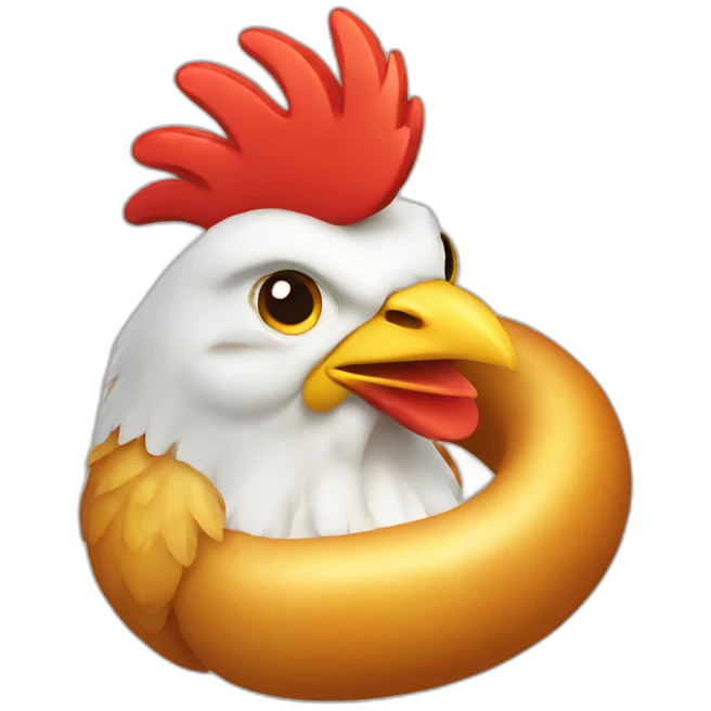 Chicken ring emoji