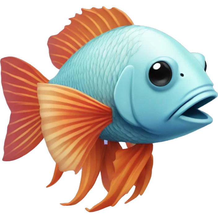 Beta Fish with technology emoji