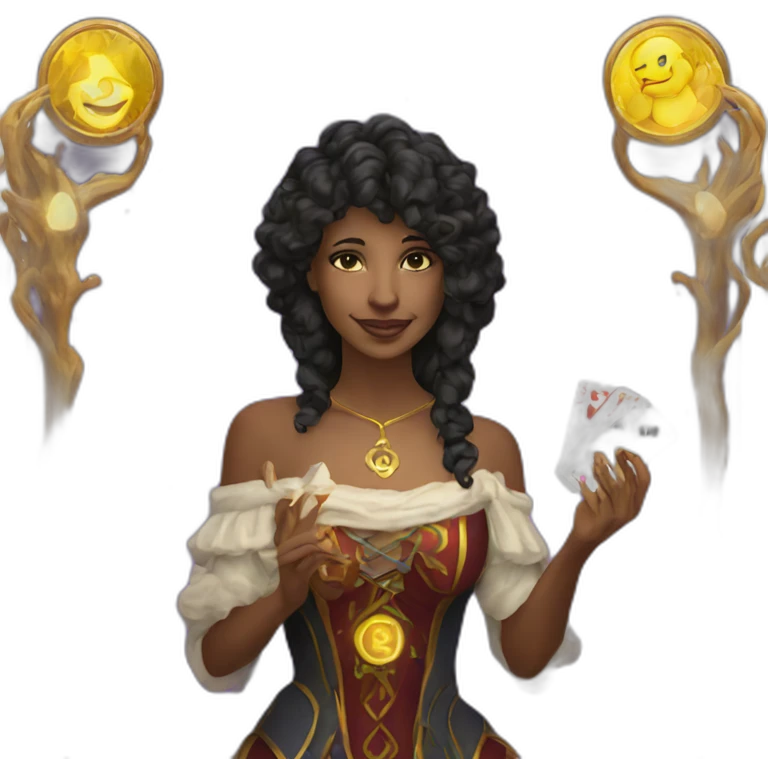 magic tarot cards question emoji