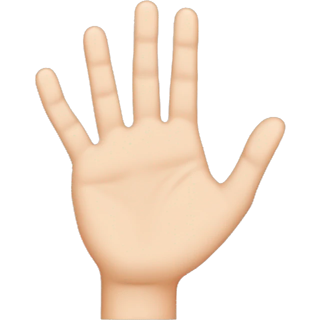 Hand with half a ring finger  emoji