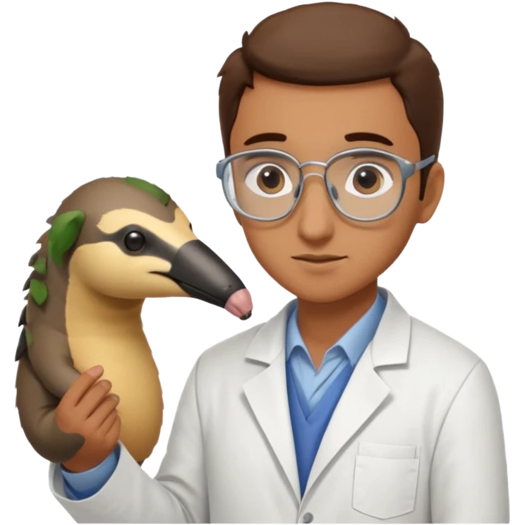 Entomologist ant eater emoji