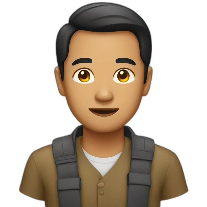 Indonesian man emoji