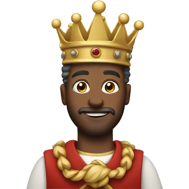King with crown  emoji