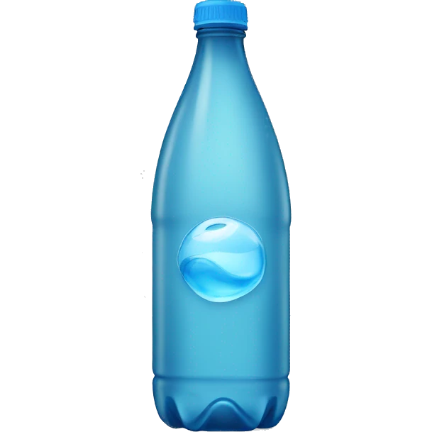 Bottle of water emoji