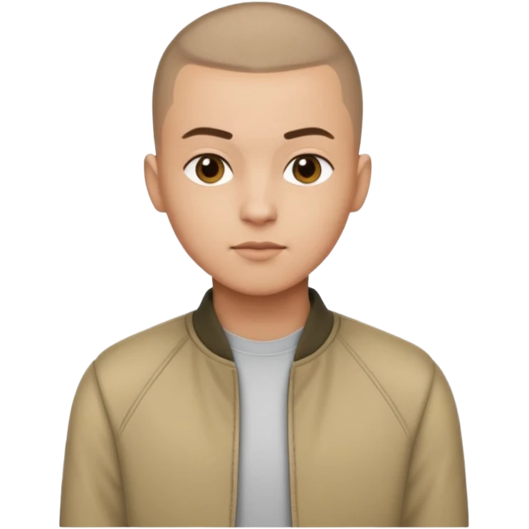 ((realistic photo style)), close-up portrait of the person with a clean buzz cut hairstyle, sharp fade on the sides, natural hair color, keep the same face, outfit, and pose, no background change emoji