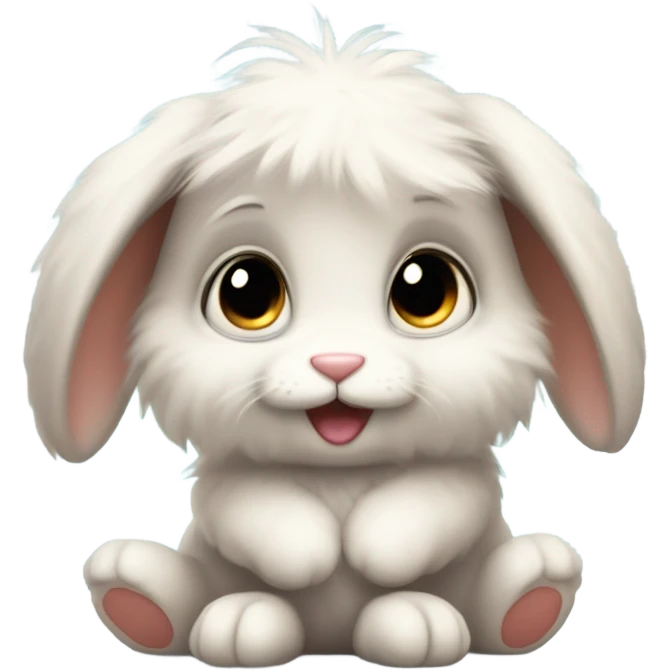 A bunny at is so,so cute  emoji