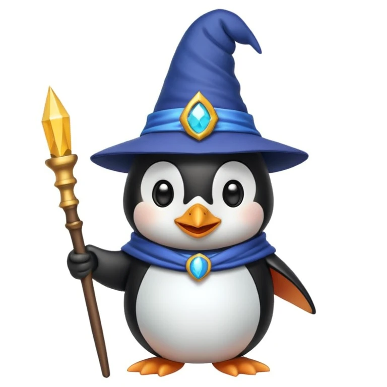 penguin wizard emoji emoji