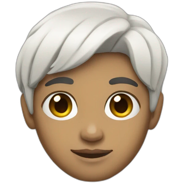 picasso young black hair emoji
