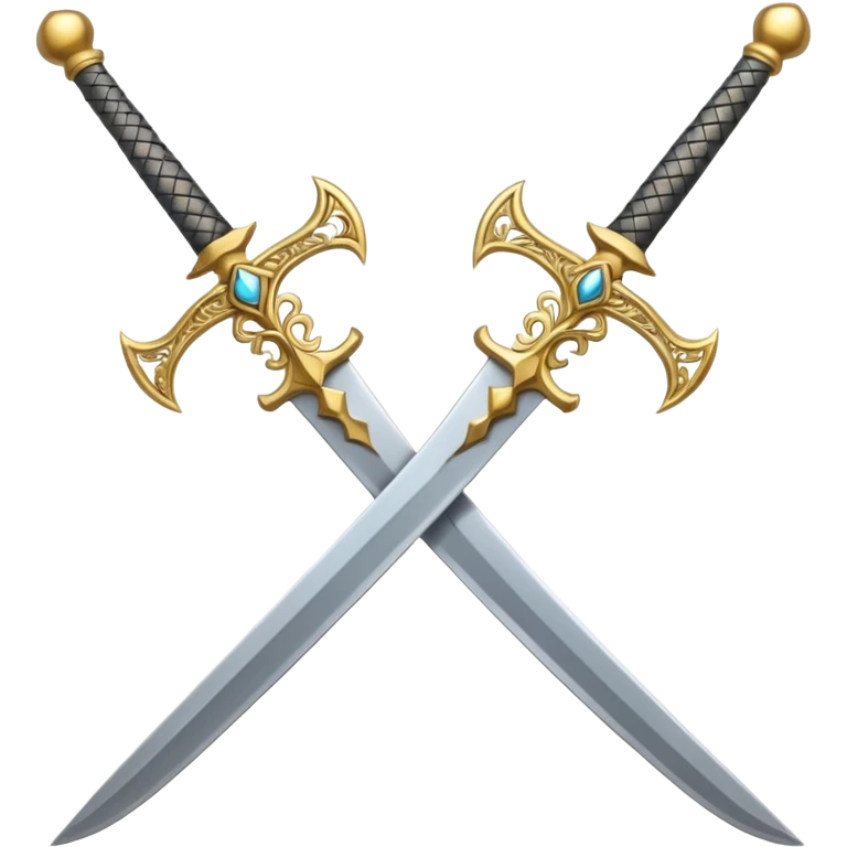 two islamic swords emoji