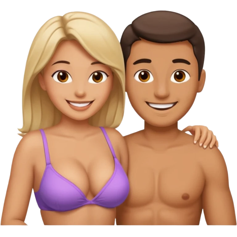 Man sex naked busty female boobs emoji
