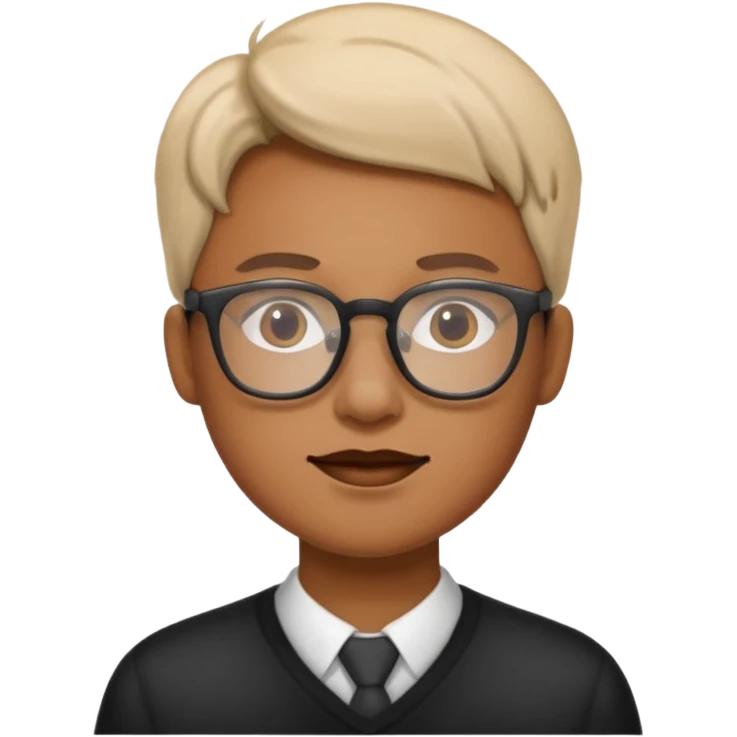 یک عدد عینک اضافه کن😬 emoji