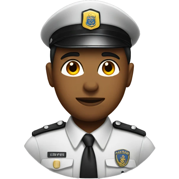face, gender-neutral, POC security guard emoji