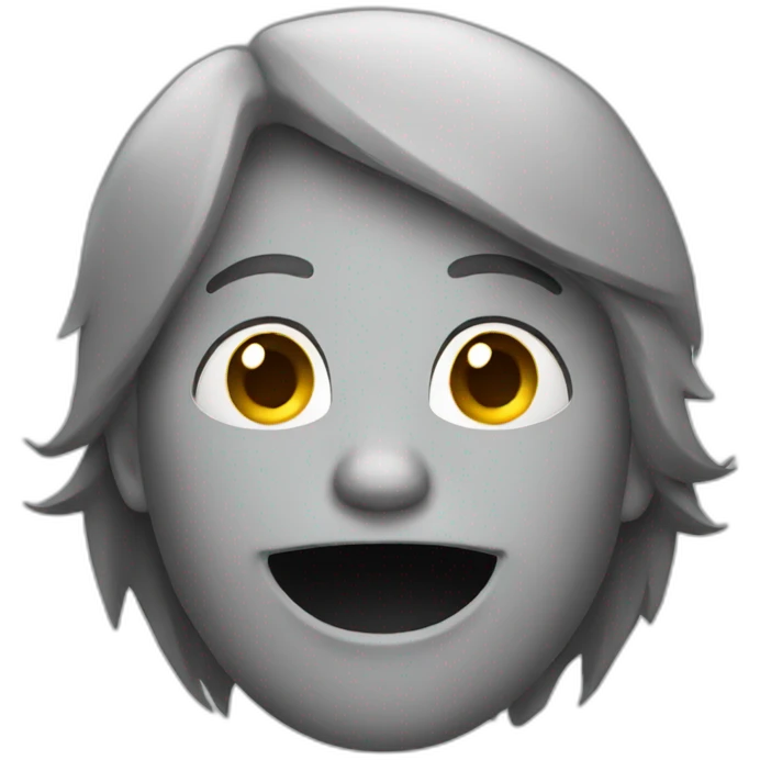 Chat gris emoji