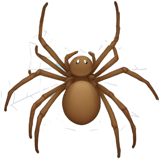 Spider in a web emoji