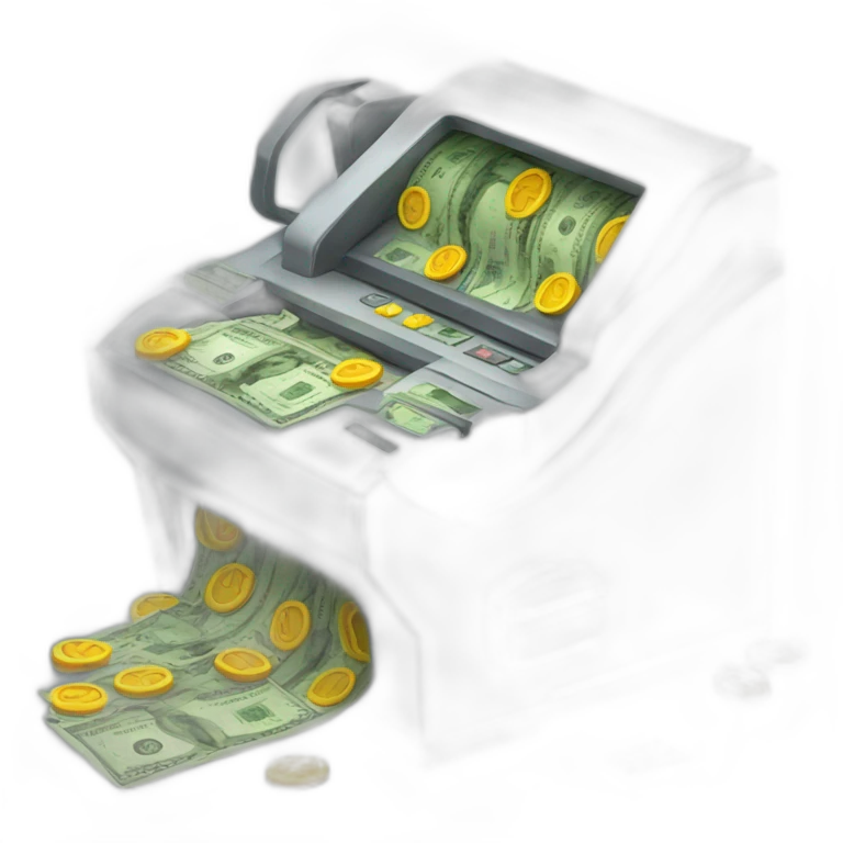 Money machine emoji