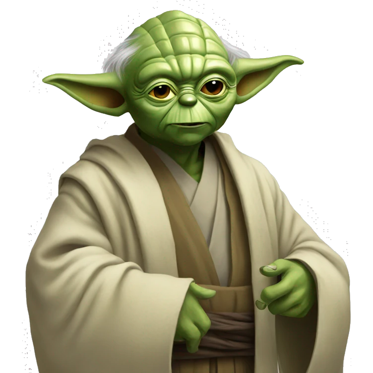 High Yoda emoji