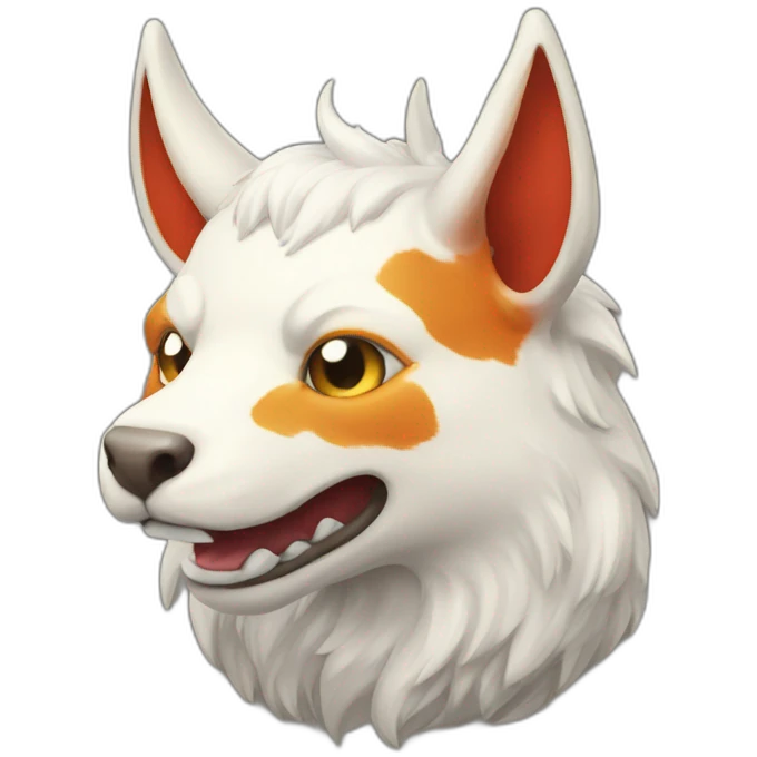 Kitsune-cow emoji