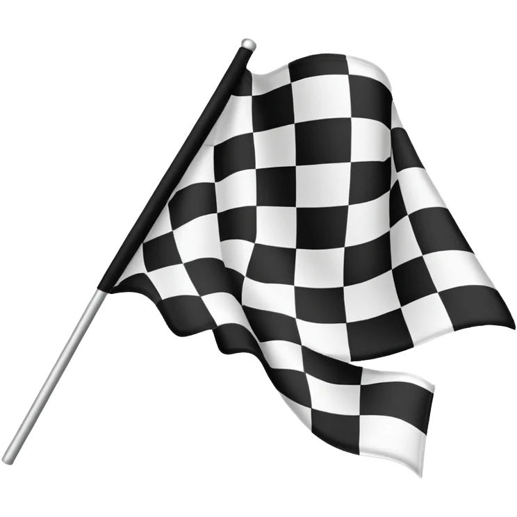 checkered flag emoji