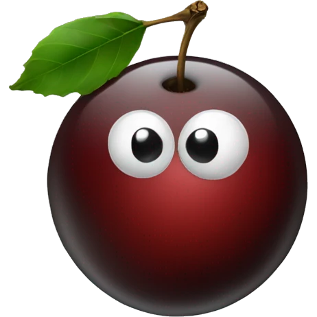 8 ball cherries emoji