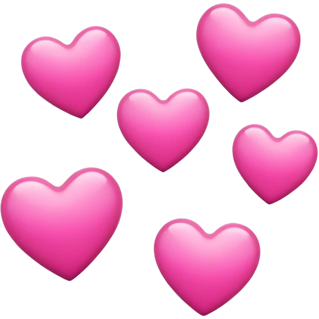Pink hearts  emoji