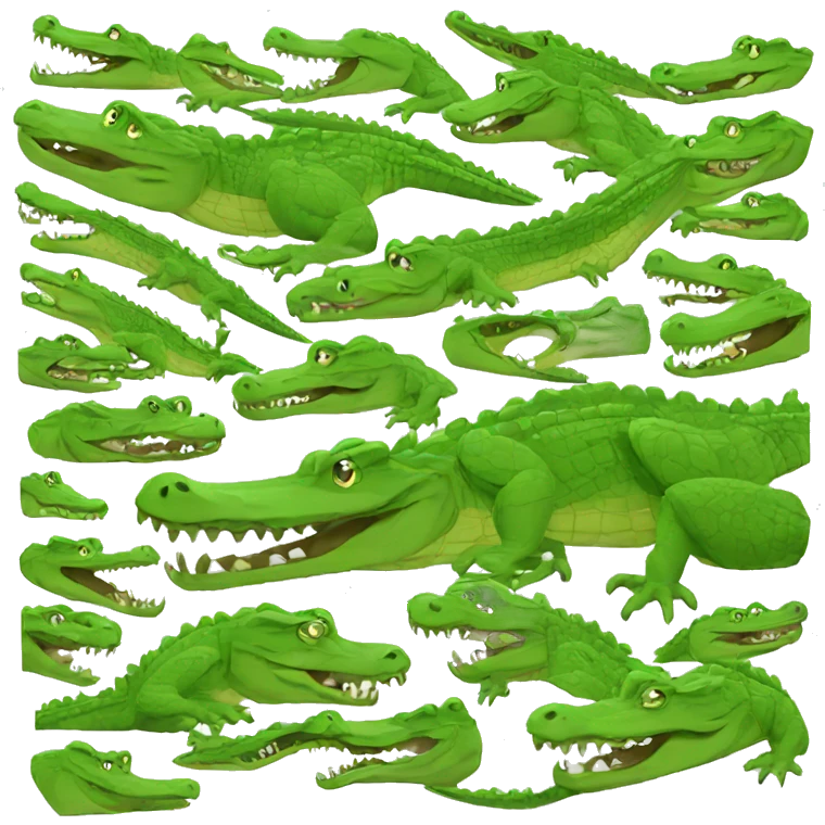 Crocodile Fight emoji