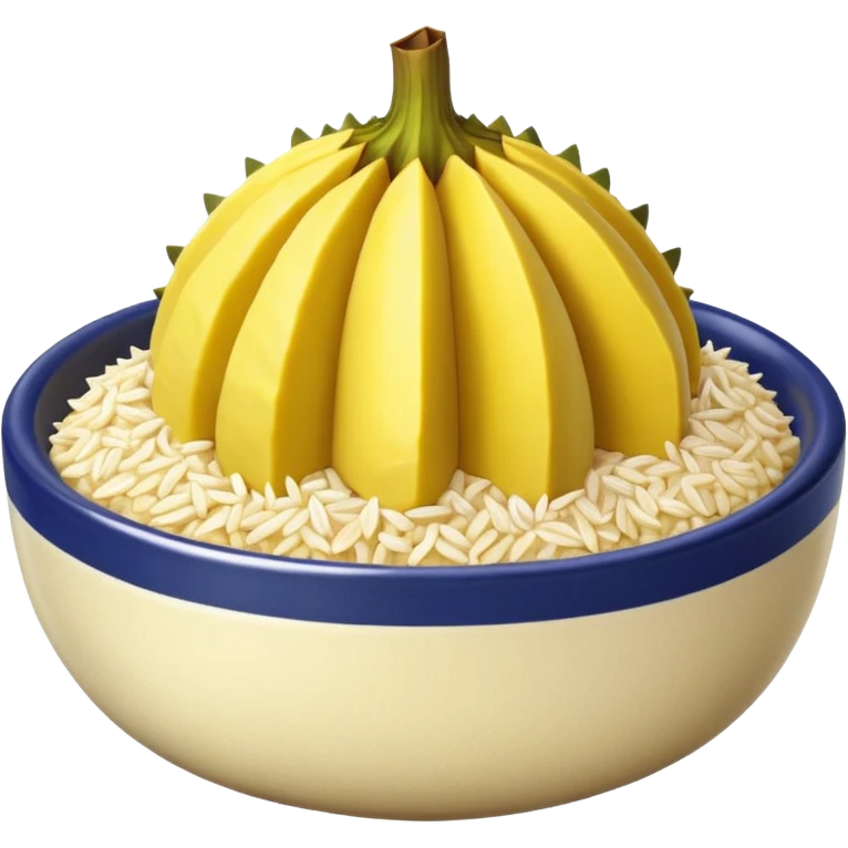 Durian rice emoji
