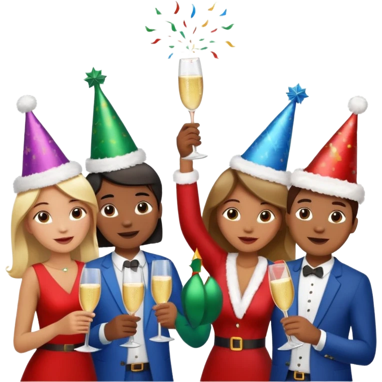 christmas work party decoration joy emoji