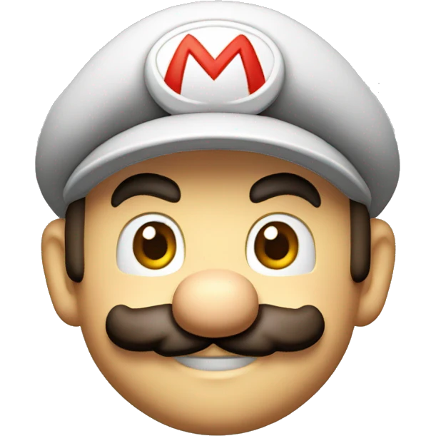 Mario tête mario emoji