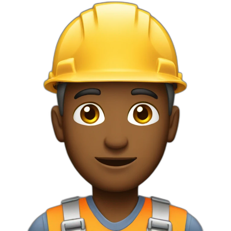 Construction worker emoji