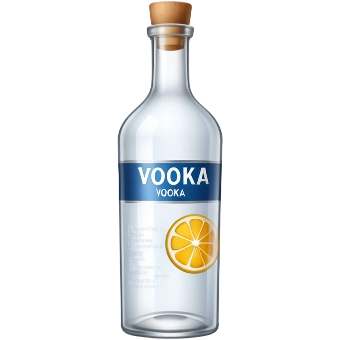 Vodka bottle  emoji