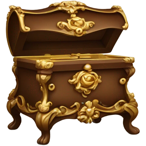rococo brown jewelry box emoji