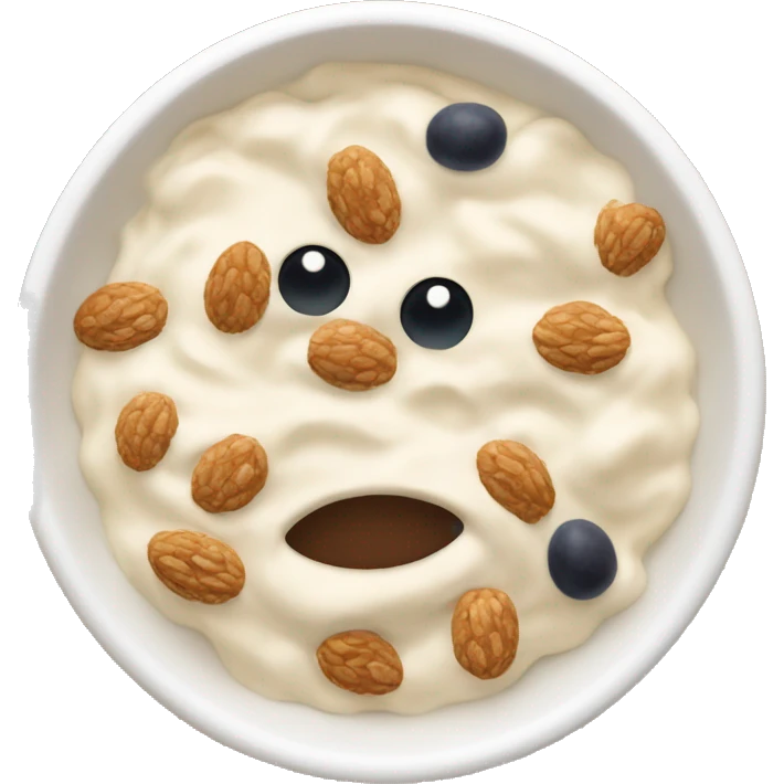 muesli with oatmilk emoji